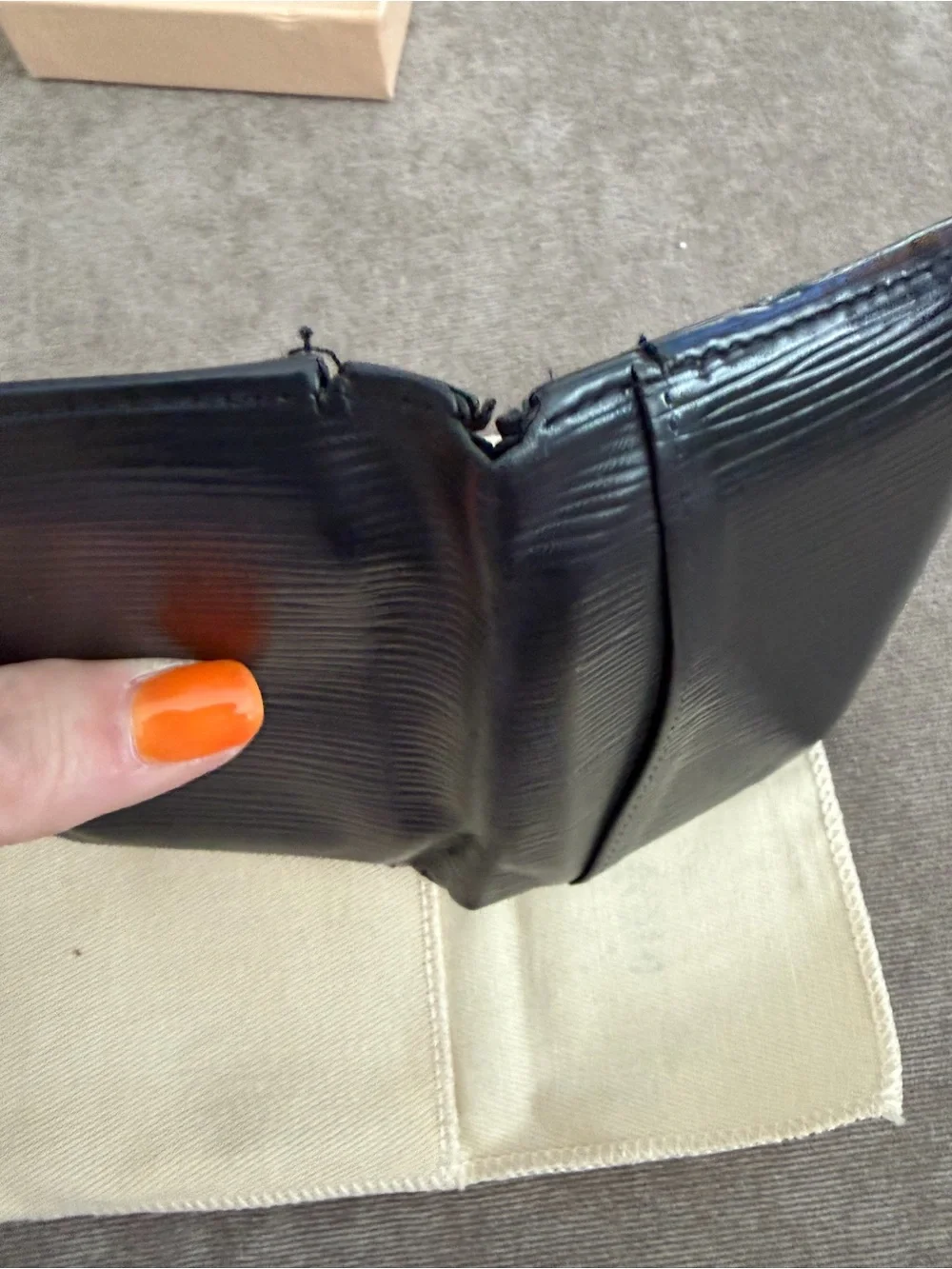 Louis Vuitton Box, Dust cover, and card holder